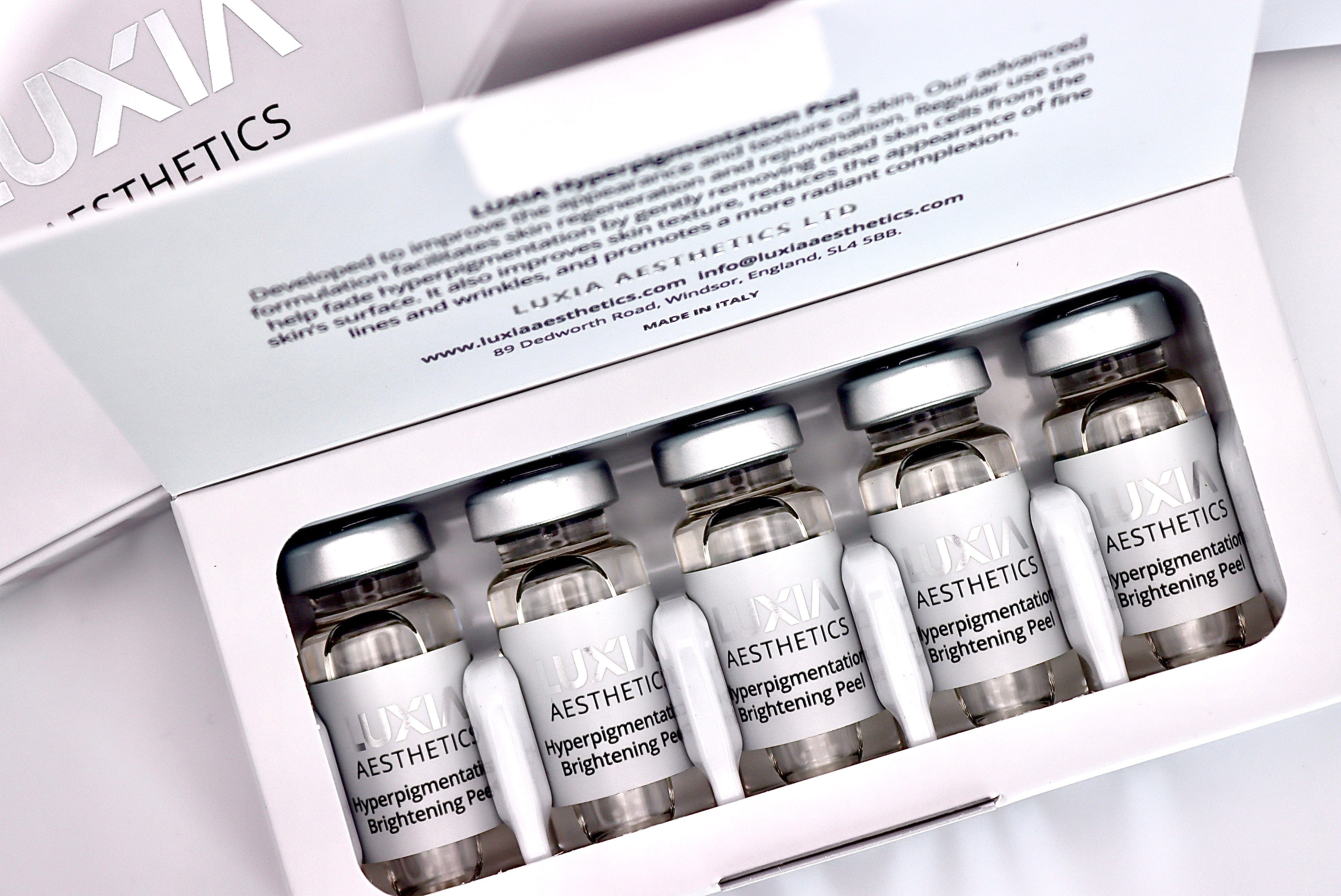 Luxia Hyperpigmentation Skin Peel | Pigmentation Correction & Brightening LUXIA Pharma Luxia Hyperpigmentation Skin Peel | Pigmentation Correction & Brightening LUXIA Pharma