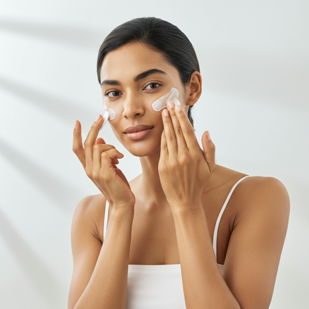 Daily sunscreen application luxia