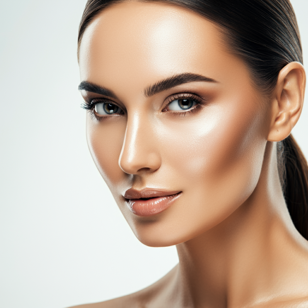 What Are Polynucleotides - a model with radiant skin